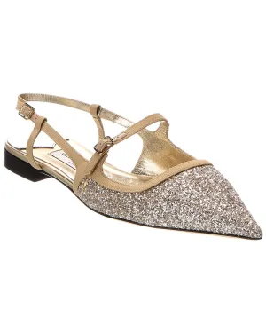 Jimmy Choo Didi Glitter Slingback Flat
