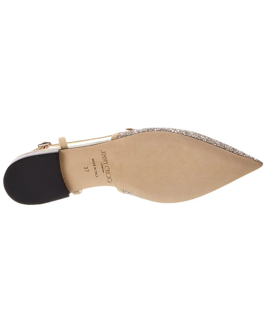 Jimmy Choo Didi Glitter Slingback Flat