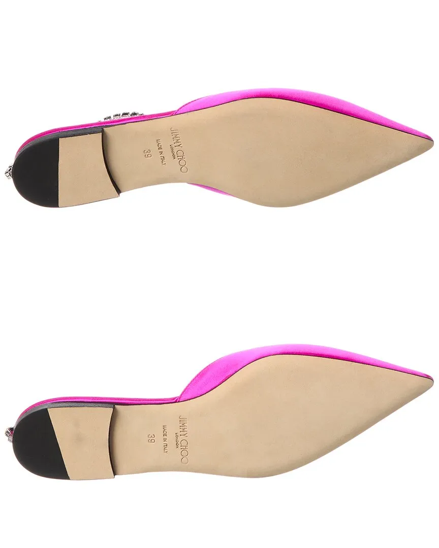 Jimmy Choo Saeda Satin Flat (Authentic Pre-Loved)