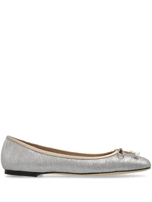Jimmy Choo Women's Flat Shoes Powder