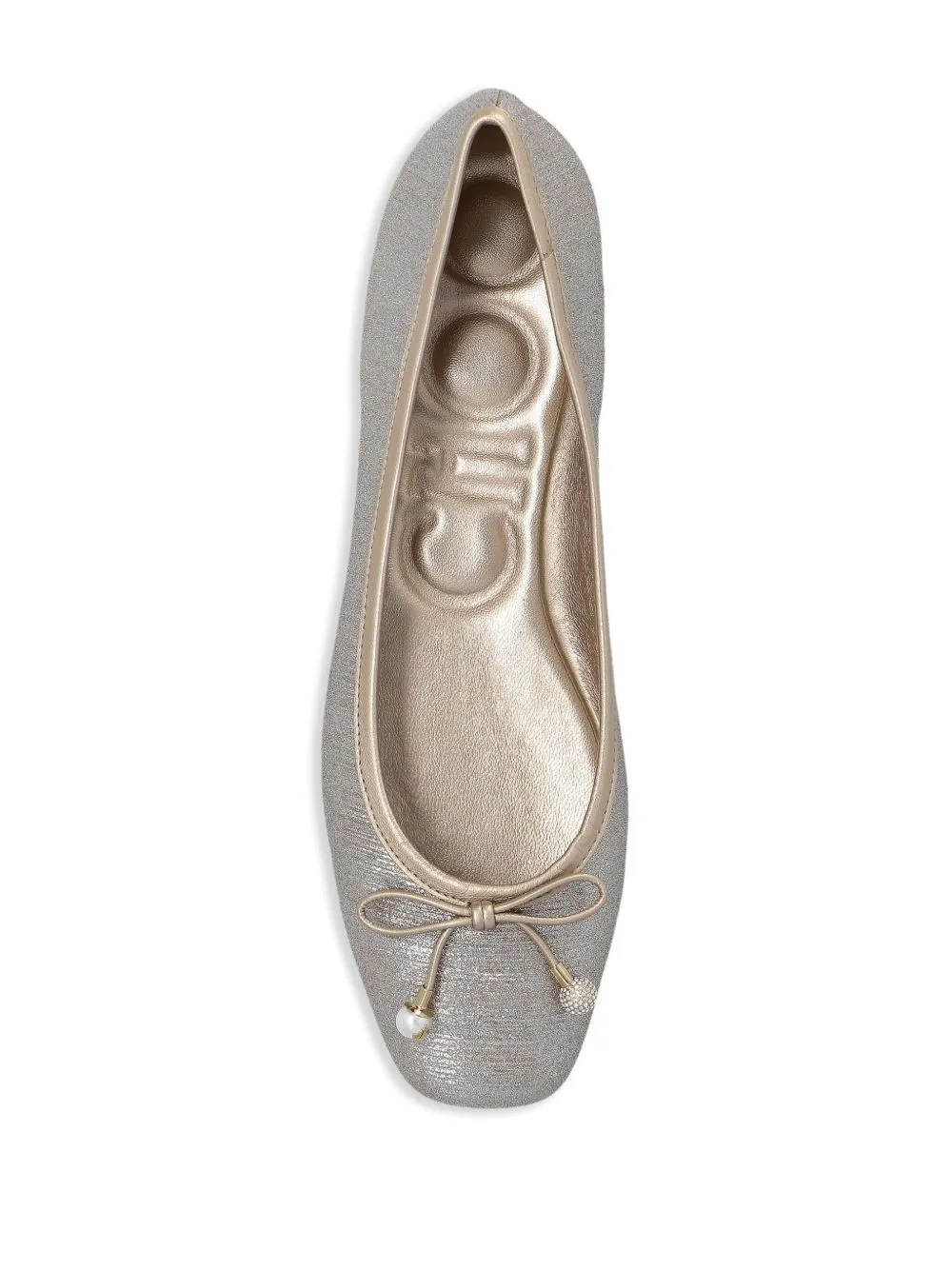 Jimmy Choo Women's Flat Shoes Powder