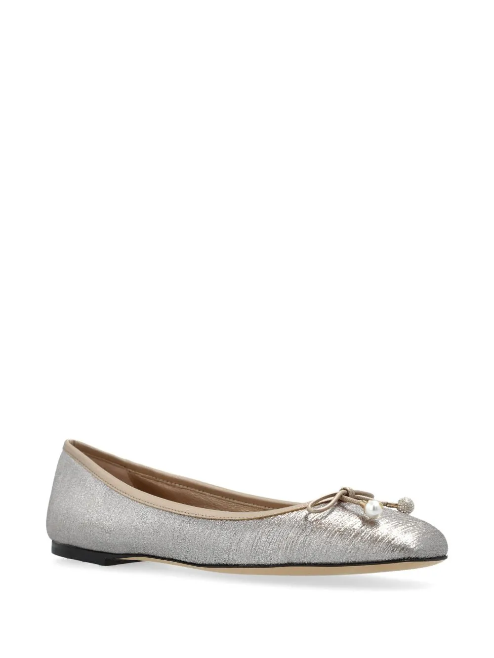 Jimmy Choo Women's Flat Shoes Powder