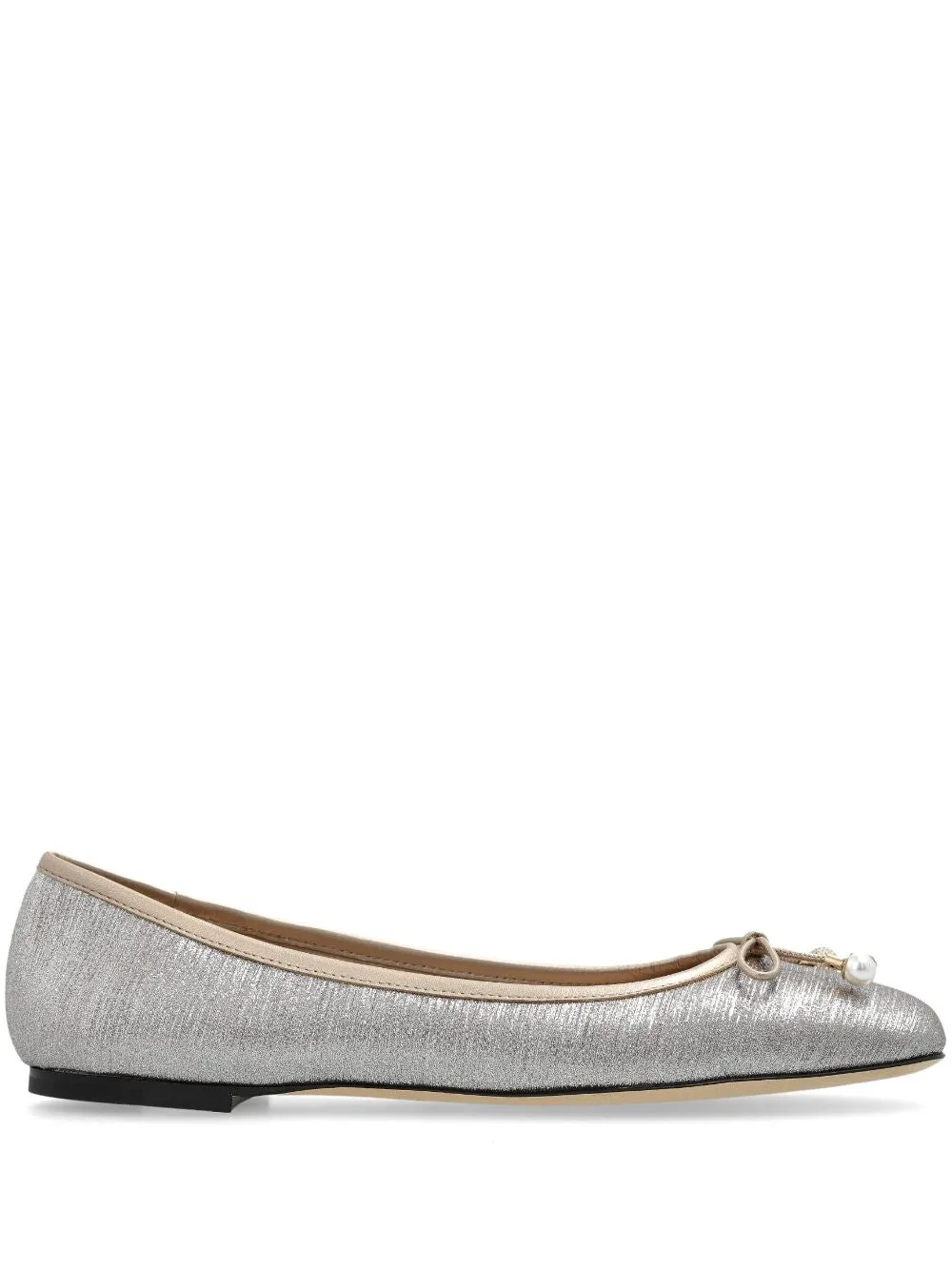 Jimmy Choo Women's Flat Shoes Powder