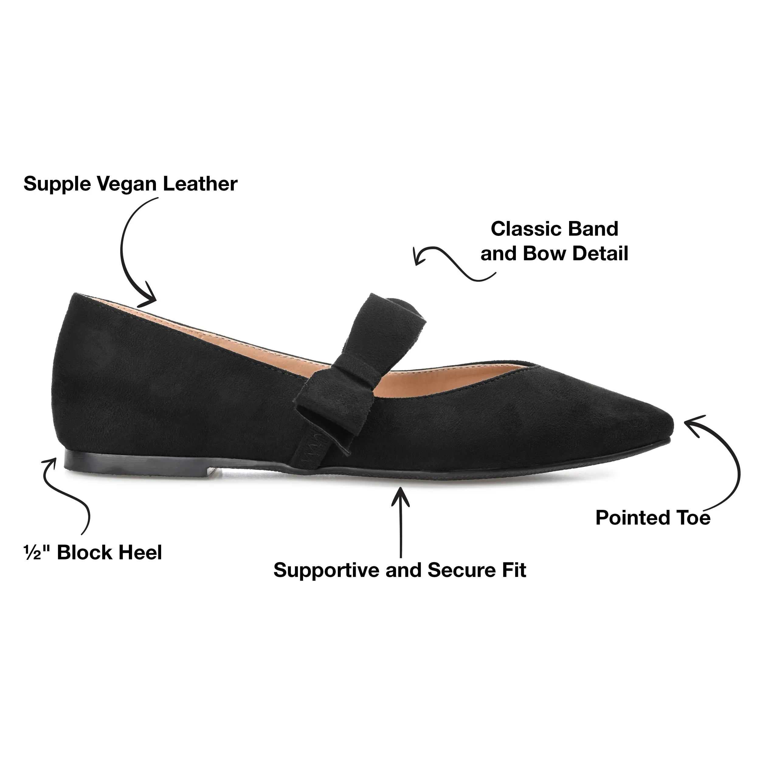 Journee Collection Women's Aizlynn Wide Width Flat