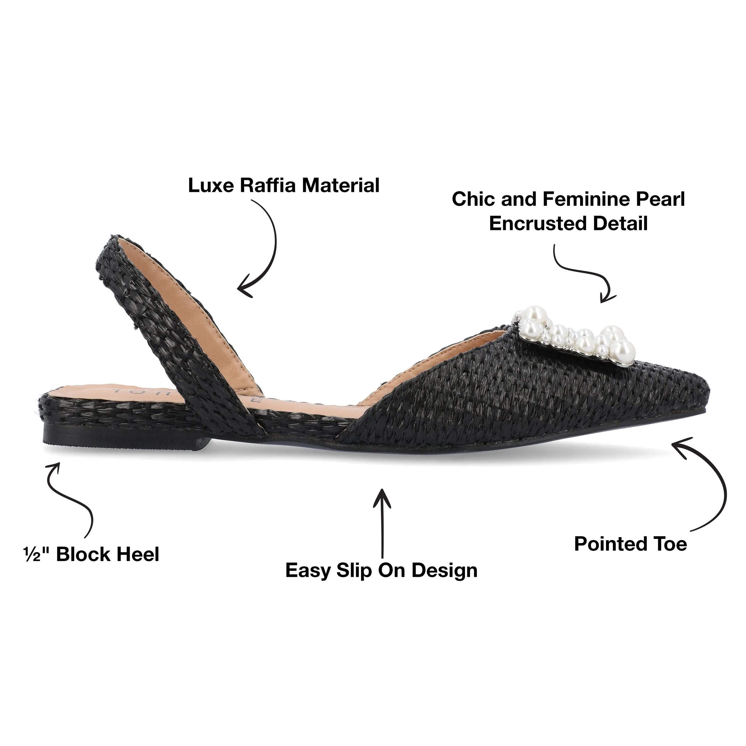 Journee Collection Women's Hannae Wide Width Flats
