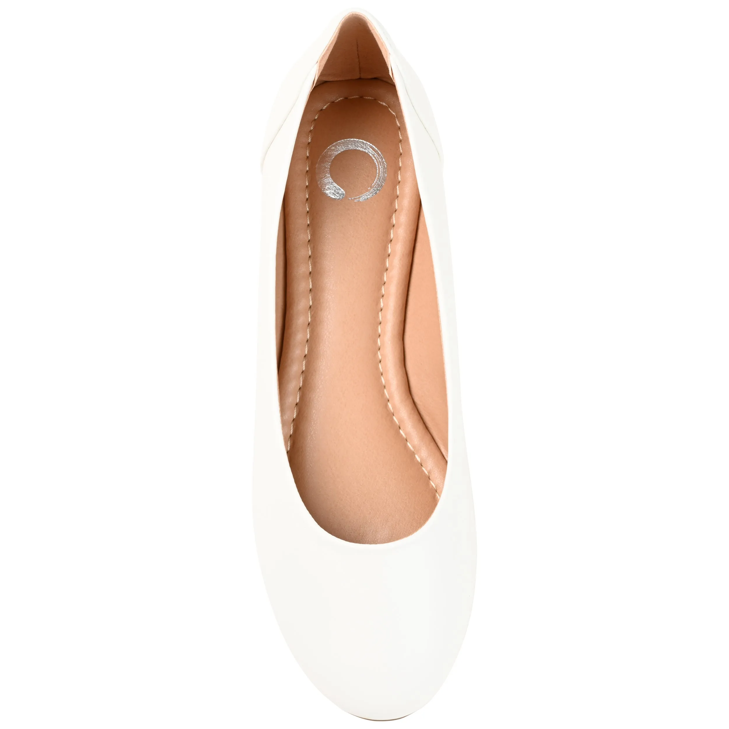 Journee Collection Womens Kavn Medium and Wide Width Comfort Insole Slip On Round Toe Ballet Flats