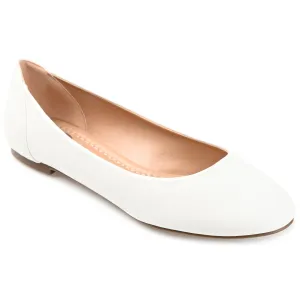 Journee Collection Womens Kavn Medium and Wide Width Comfort Insole Slip On Round Toe Ballet Flats