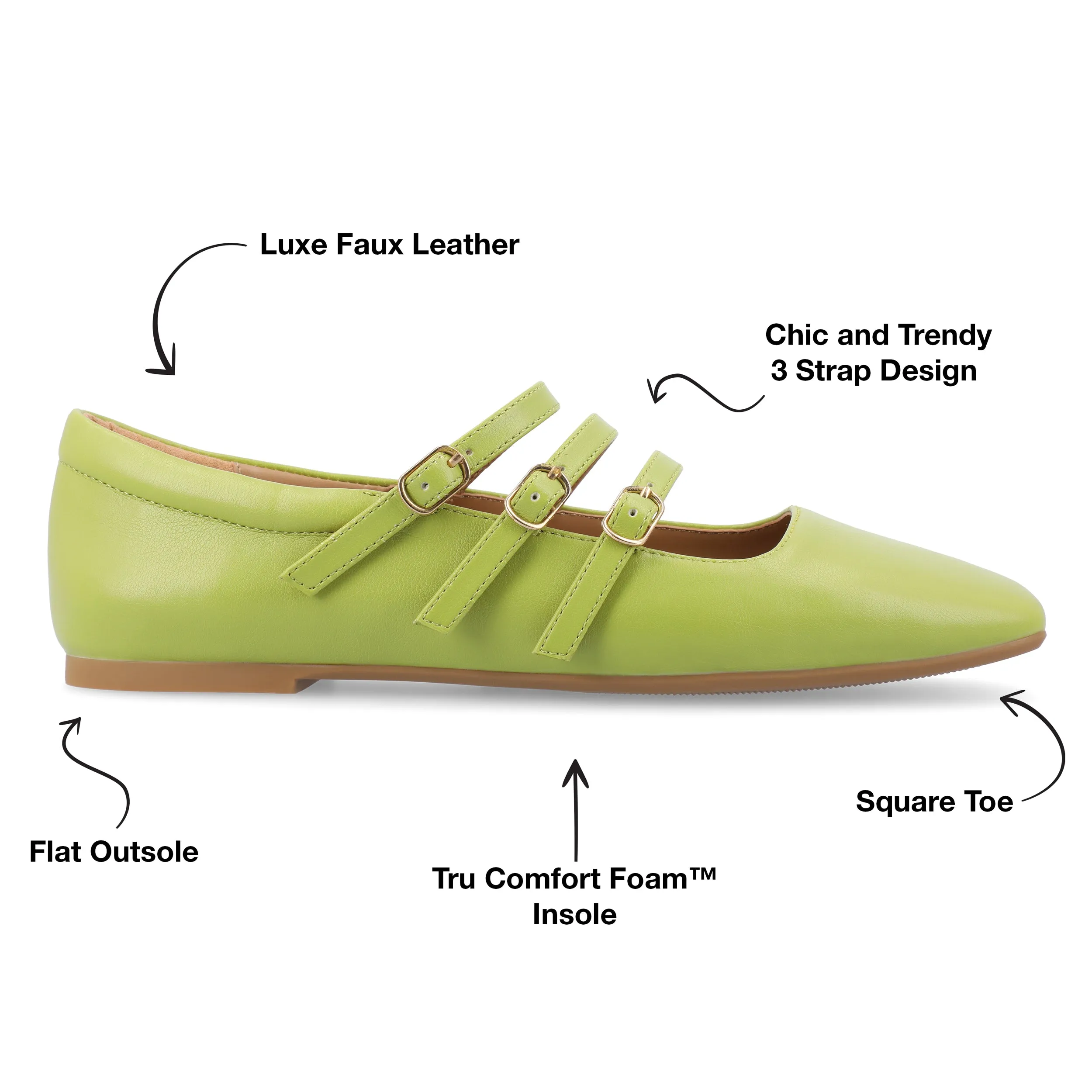 Journee Collection Women's Tru Comfort Foam Darlin Flats