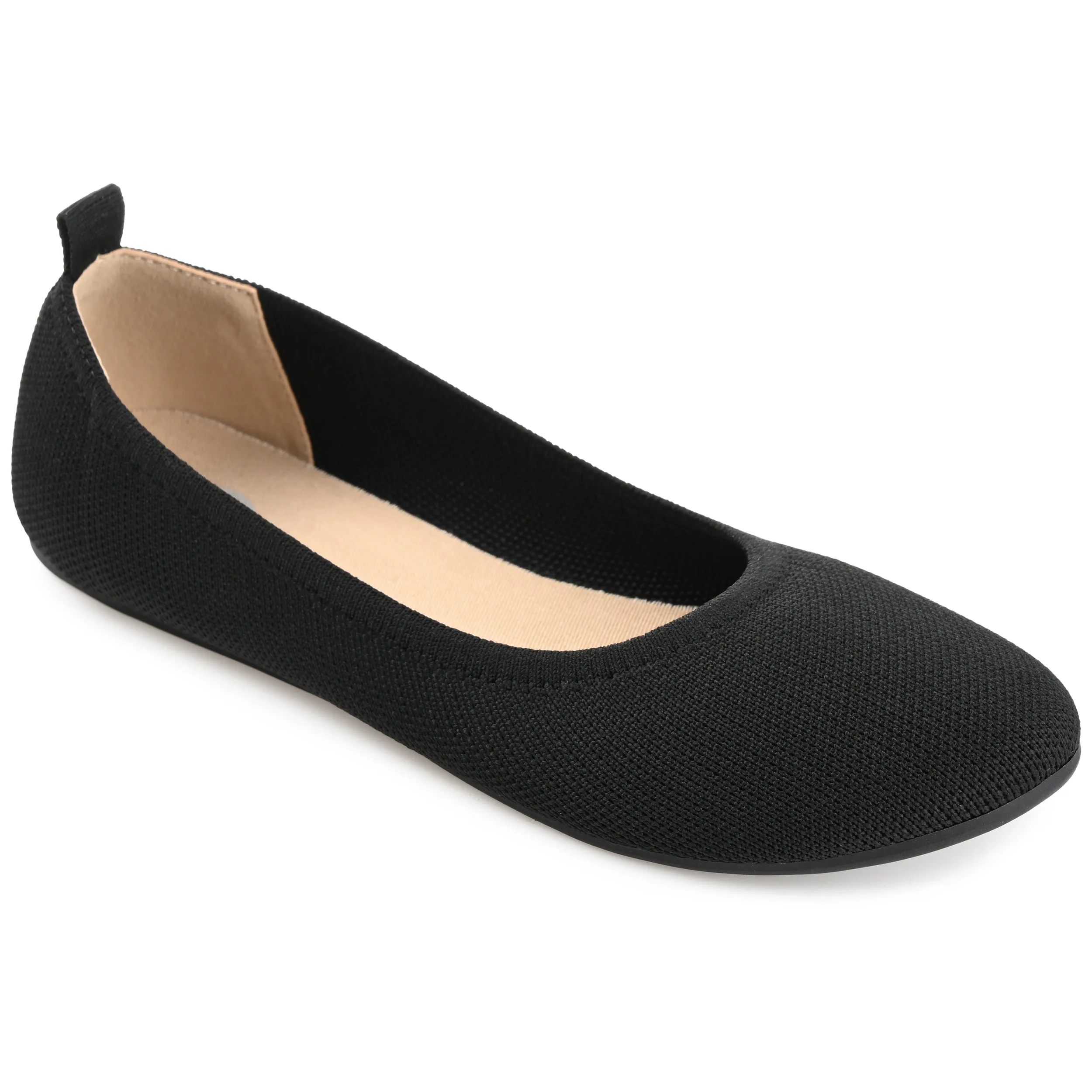 Journee Collection Women's Tru Comfort Foam Wide Width Jersie Foldable Flat