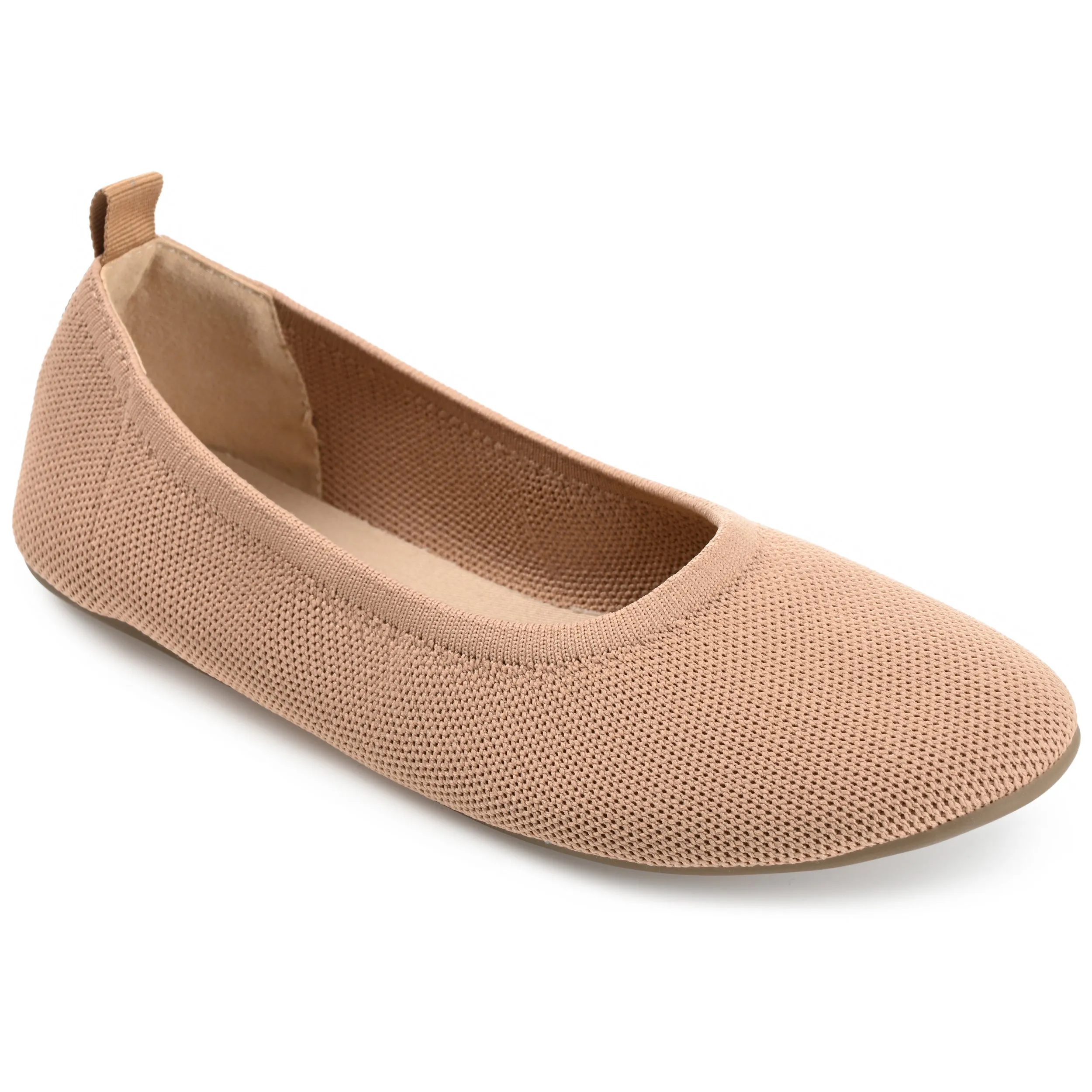 Journee Collection Women's Tru Comfort Foam Wide Width Jersie Foldable Flat