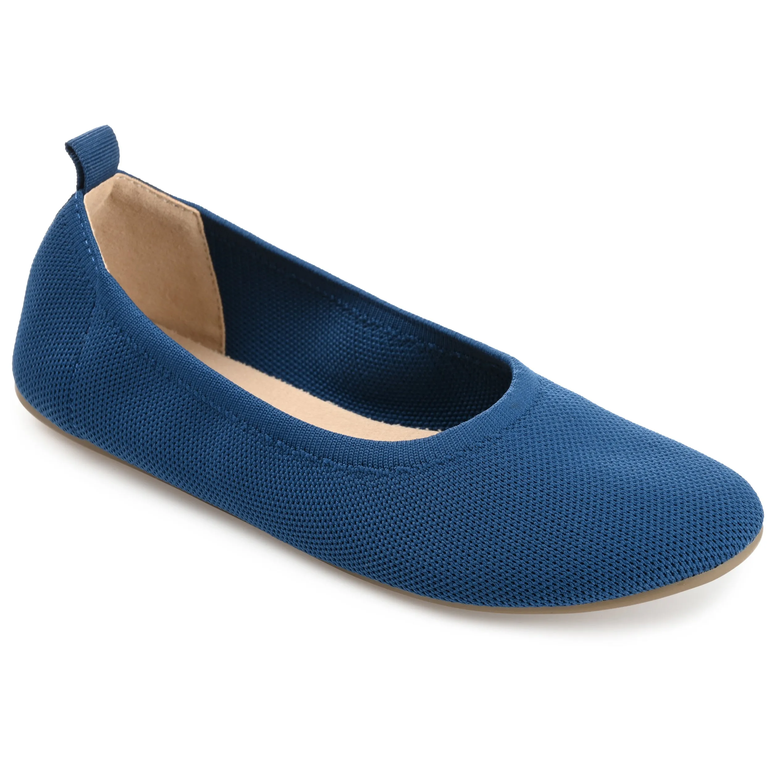 Journee Collection Women's Tru Comfort Foam Wide Width Jersie Foldable Flat