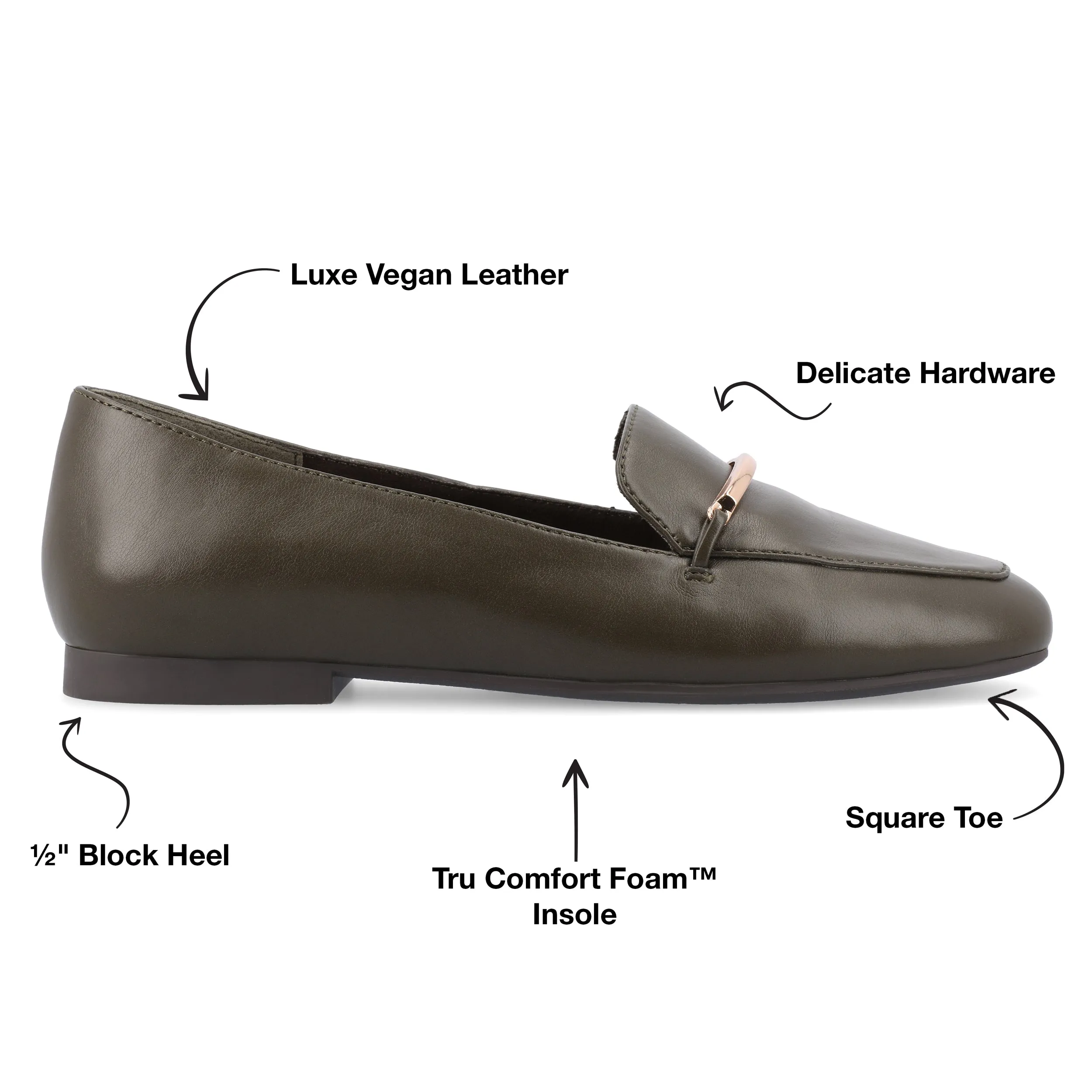Journee Collection Women's Tru Comfort Foam Wide Width Wrenn Flats