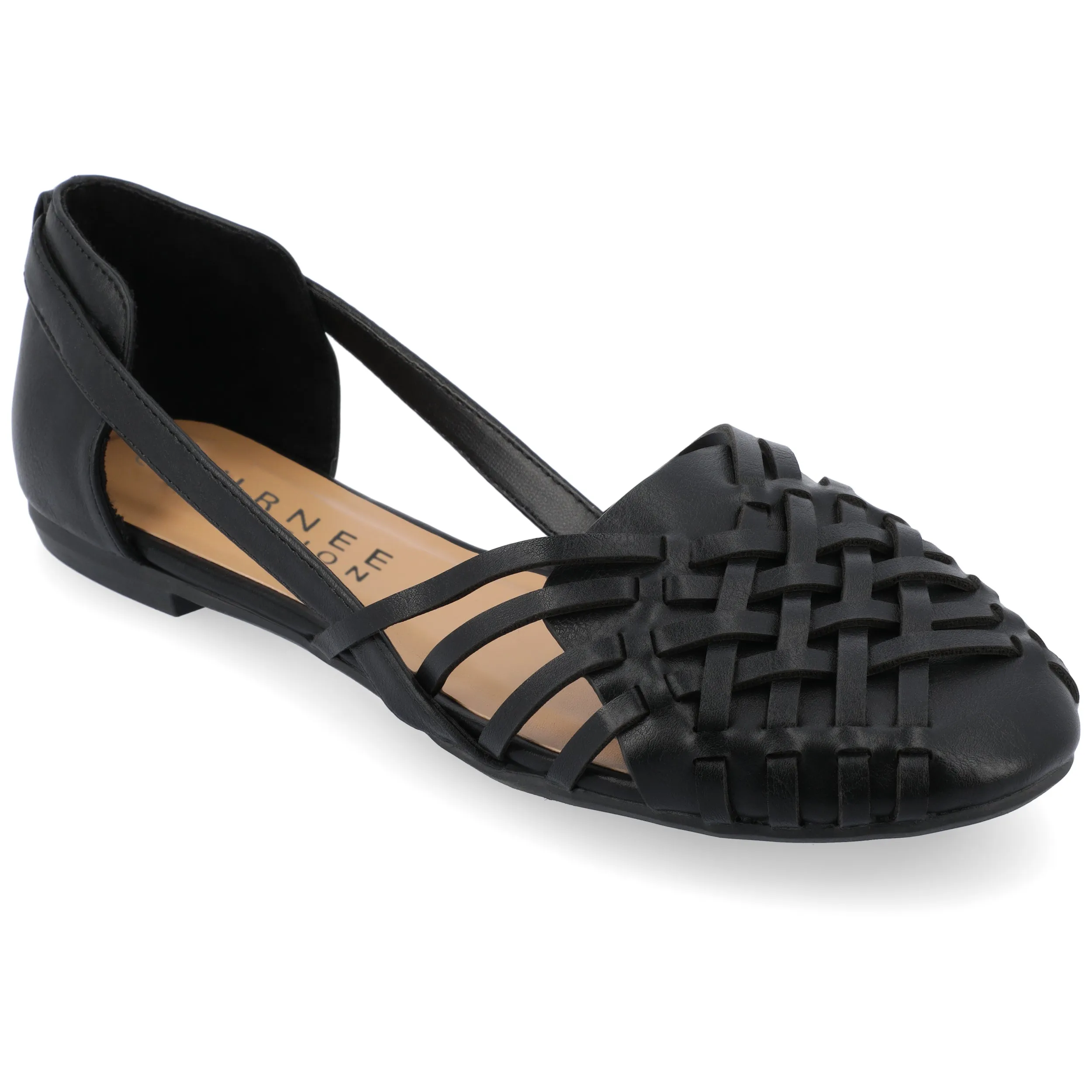 Journee Women's Ekko Medium and Wide Width Flat Sandals