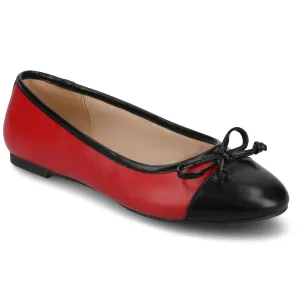 Journee Women's Kaiah Ballet Medium and Wide Width Dress Flats