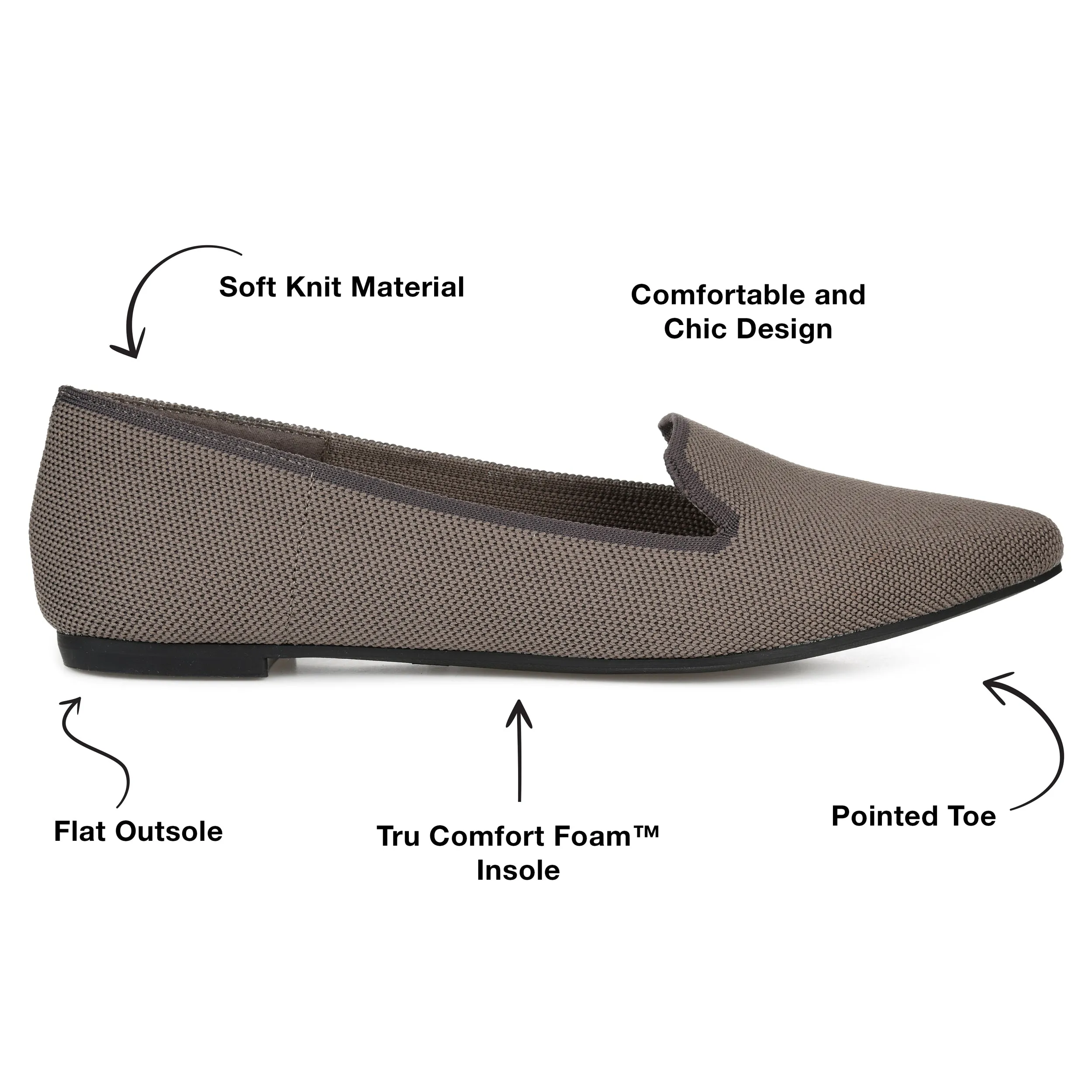 Journee Women's Tru Comfort Foam Vickie Flat
