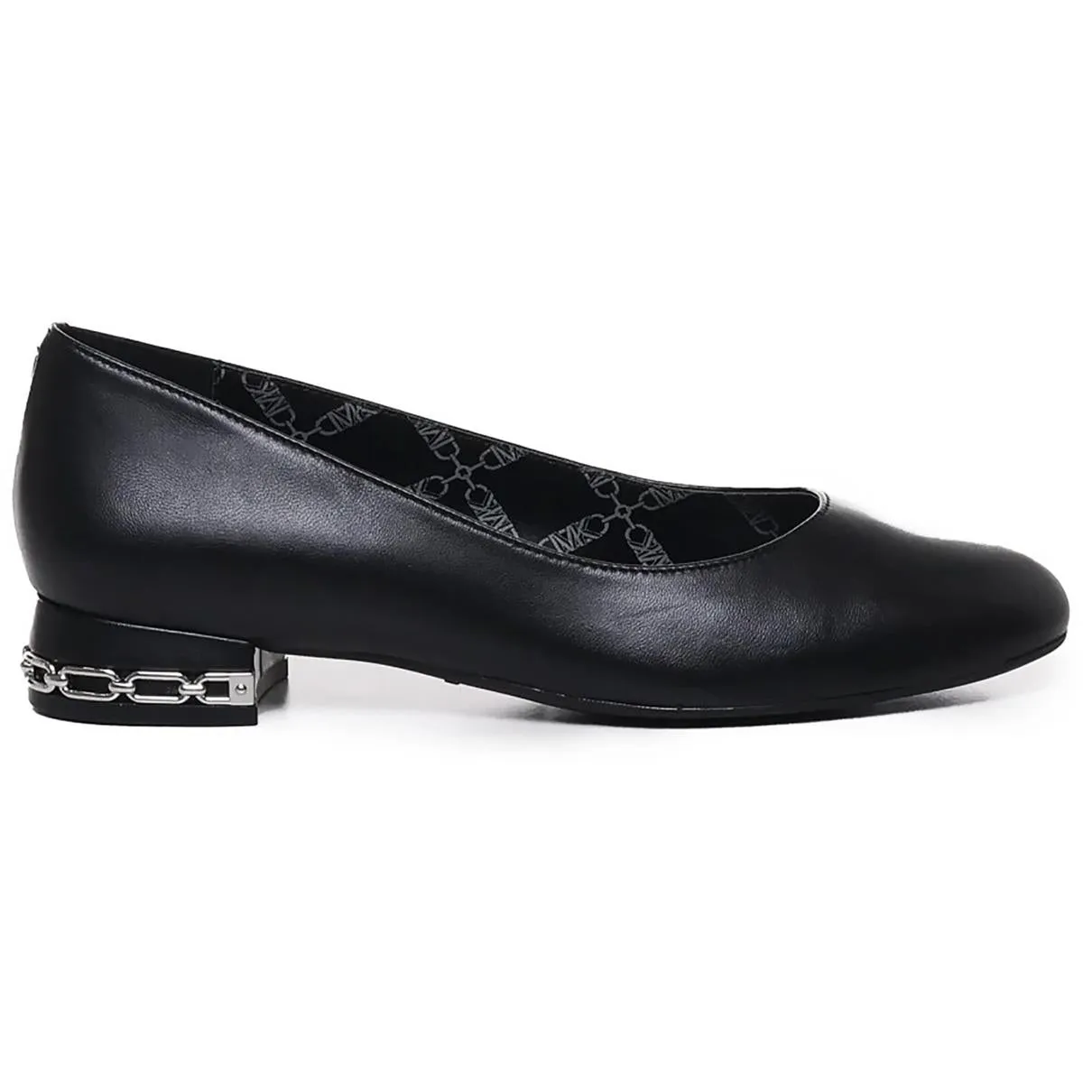 June Flex Ballet Womens Chain Leather Ballet Flats