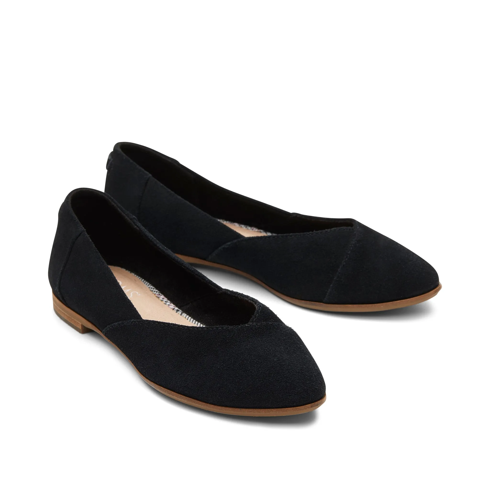 Jutti Neat Black Suede Flat