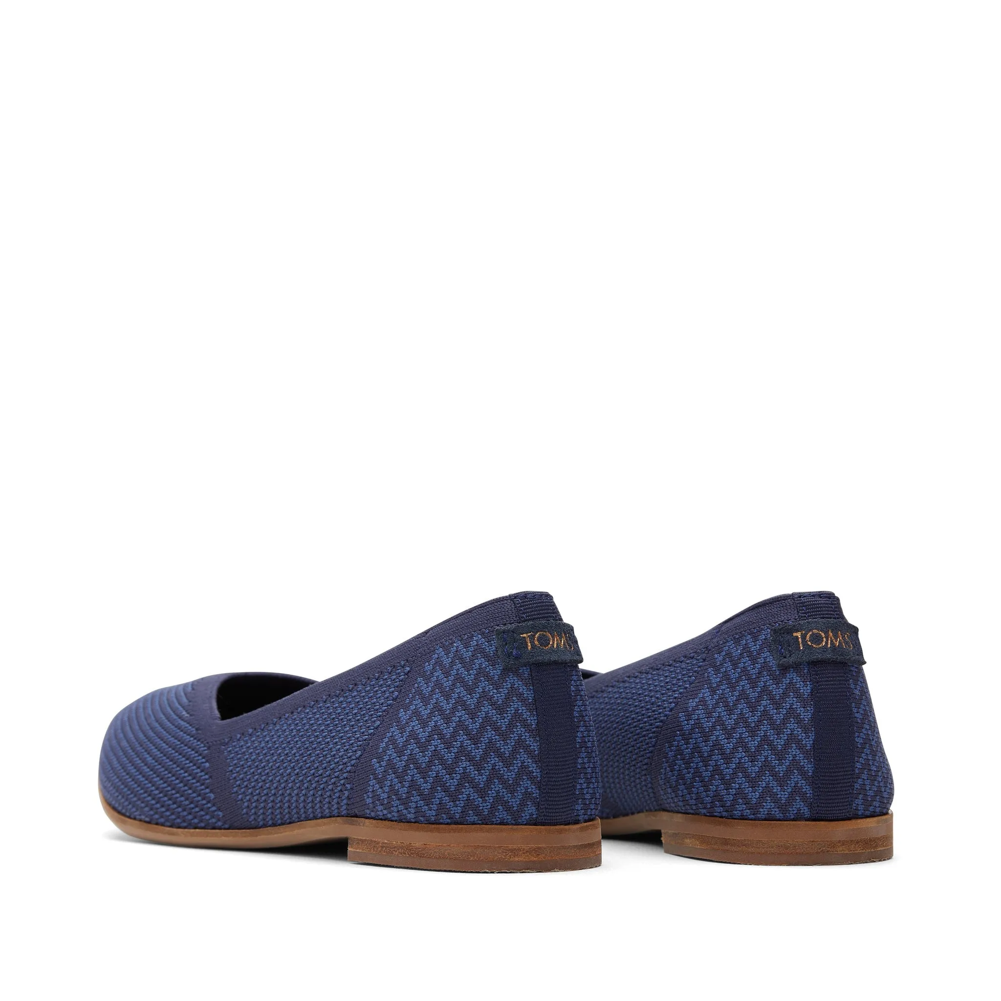 Jutti Neat Navy Knit Flat