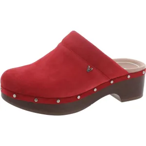 Kacie Womens Leather Clogs Mules