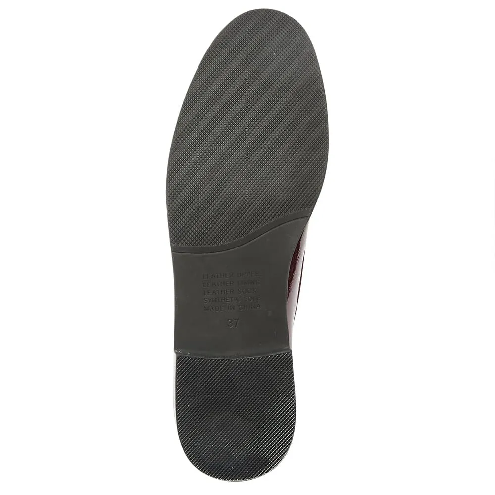 Kassidy Loafer in Wine Patent