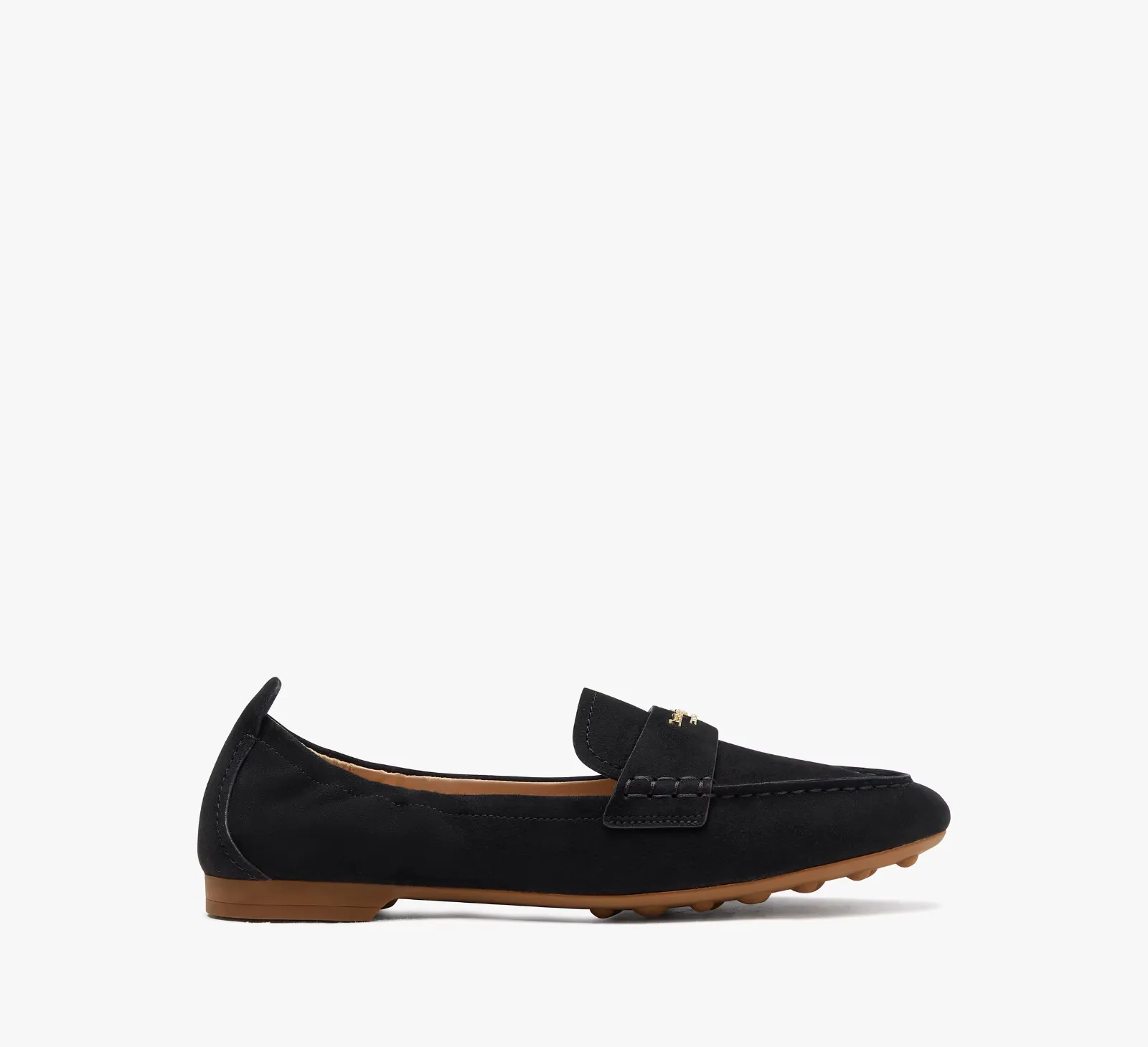 Kate Spade New York Eliza Flats Women's US 9 Black Suede Slip On Loafers ZPO1120