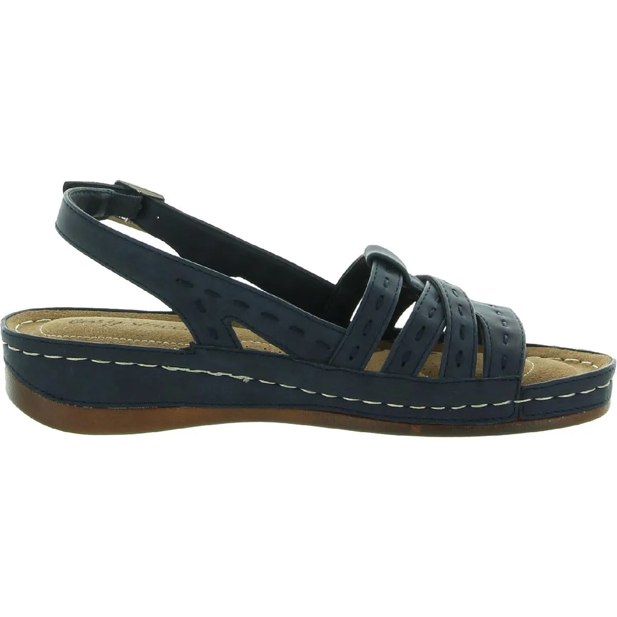 Kehlani Womens Faux Leather Slip On Huarache