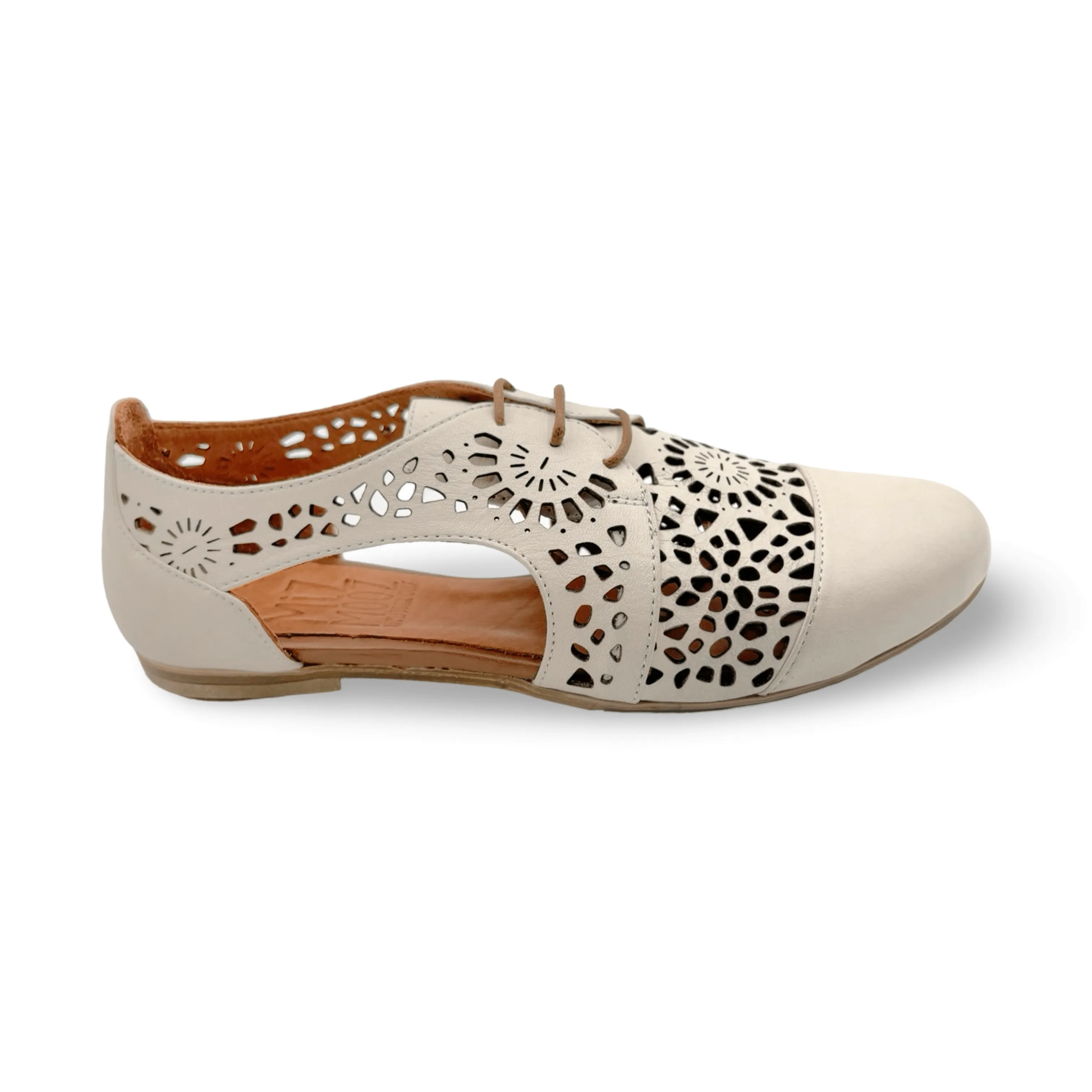 Kenan Black Lace Up Flat