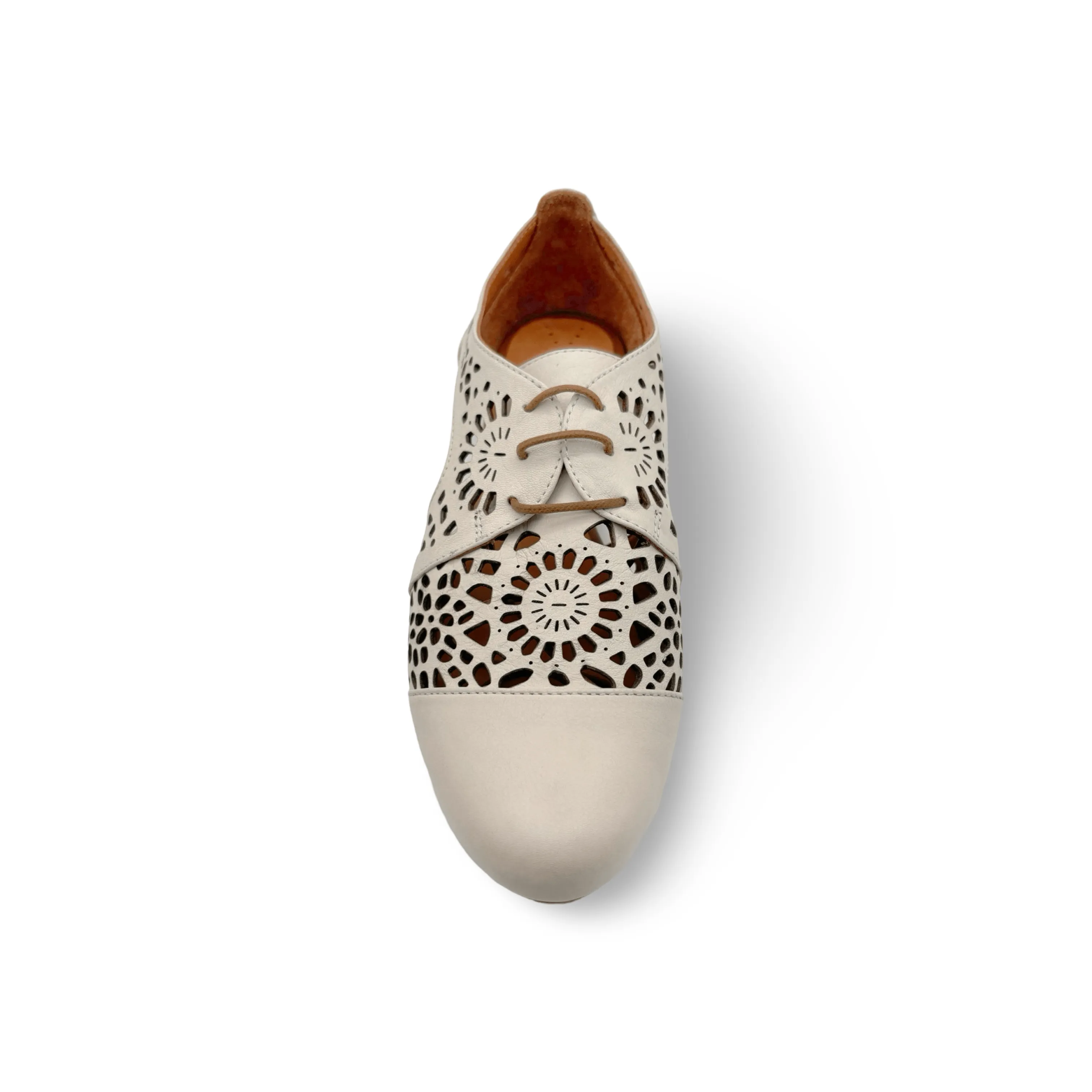 Kenan Black Lace Up Flat