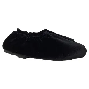 Khaite Logan Ballet Flats in Black Velvet