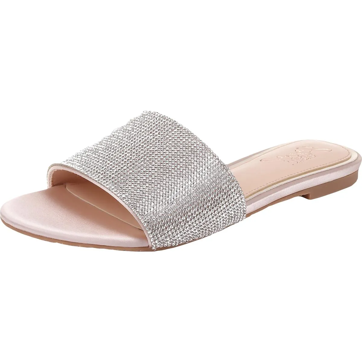 Khaleesi Womens Slip On Open Toe Slides