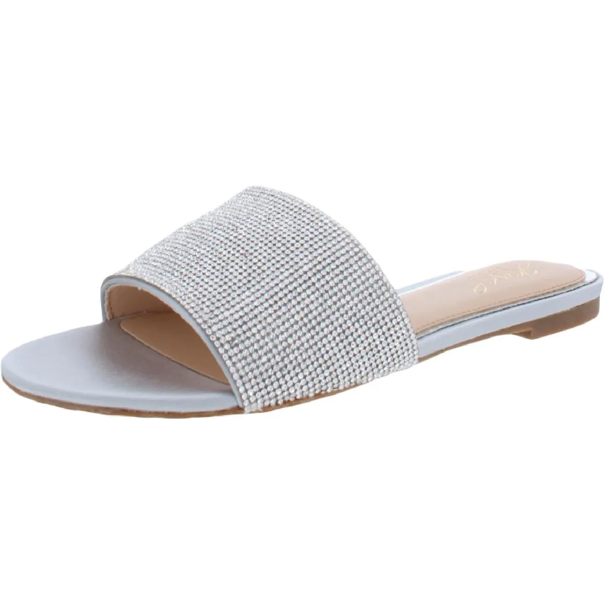 Khaleesi Womens Slip On Open Toe Slides