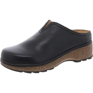KOLIA Womens Laceless Leather Mules