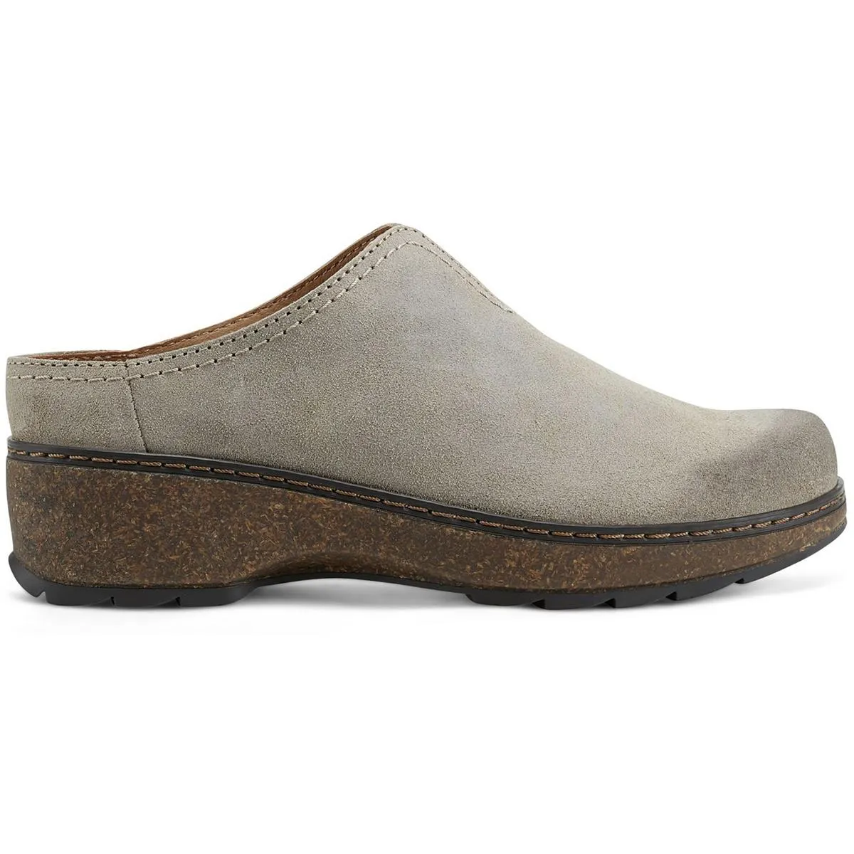 KOLIA Womens Laceless Leather Mules