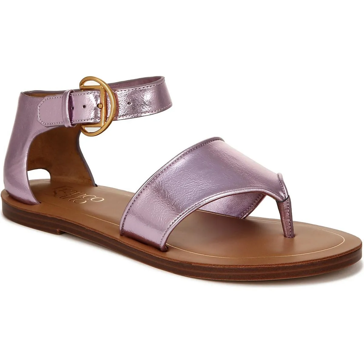 L-RUTH Womens Solid Manmade Slingbacks