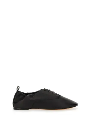 Lace-Up Slipper With Pointed Toe