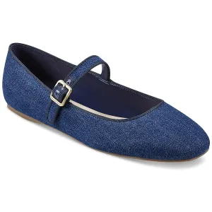 Lailah 2 Womens Buckle Denim Mary Janes