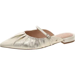 Larissah Womens Faux Leather Metallic Mary Janes