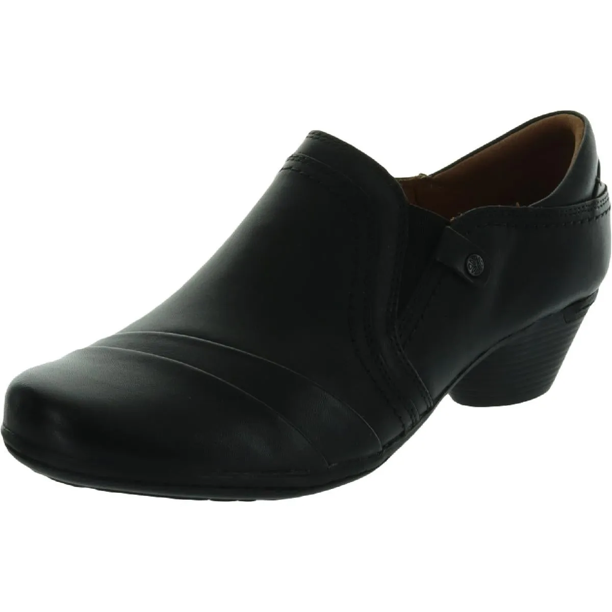 Laurel Womens Leather Slip On Slip On Shoes
