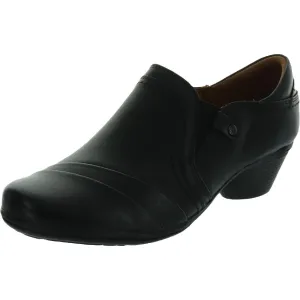 Laurel Womens Leather Slip On Slip On Shoes