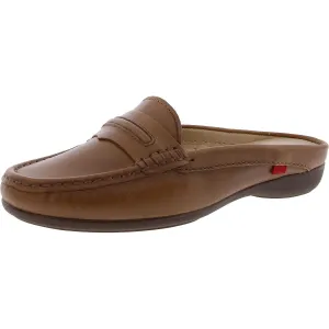 Lawrence Womens Padded Insole Leather Mules