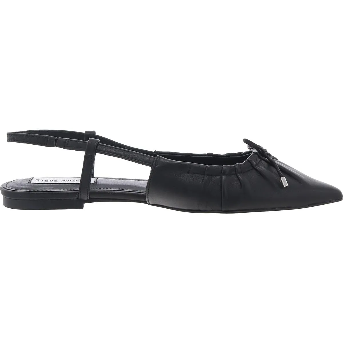 LAYLAH Womens Bow Leather Slingbacks