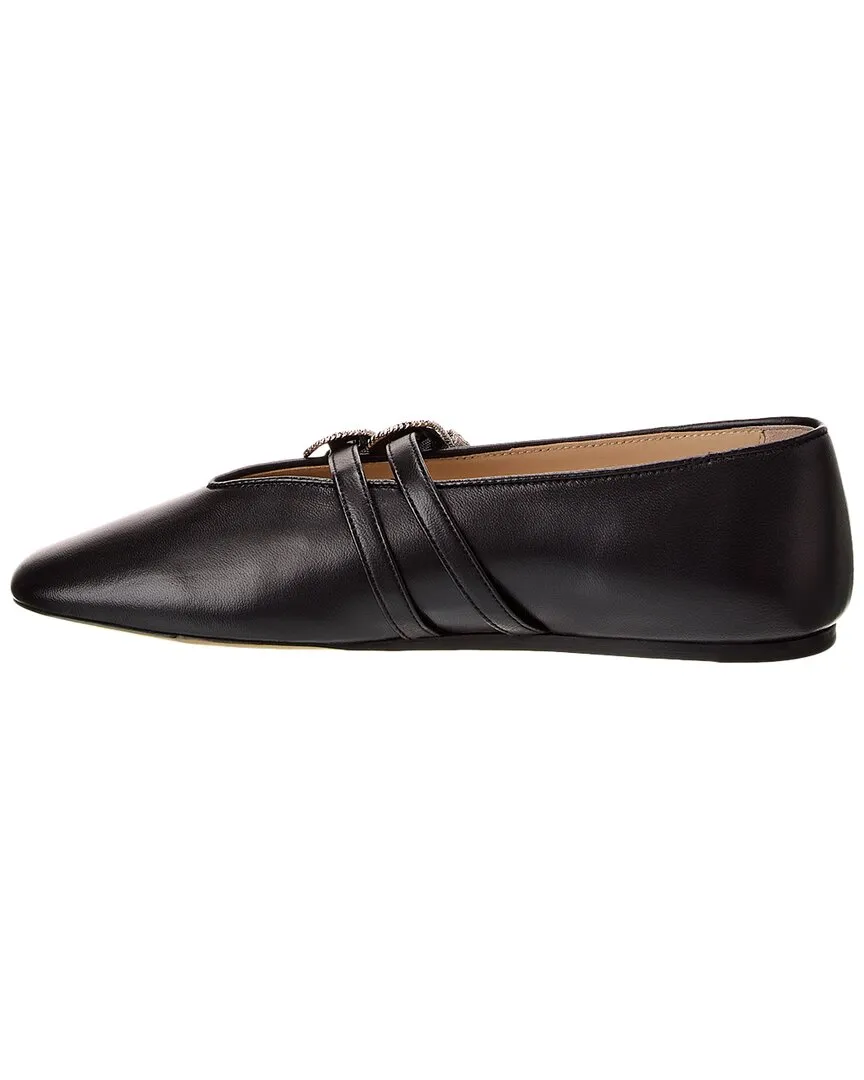 Le Monde Beryl Leather Flat