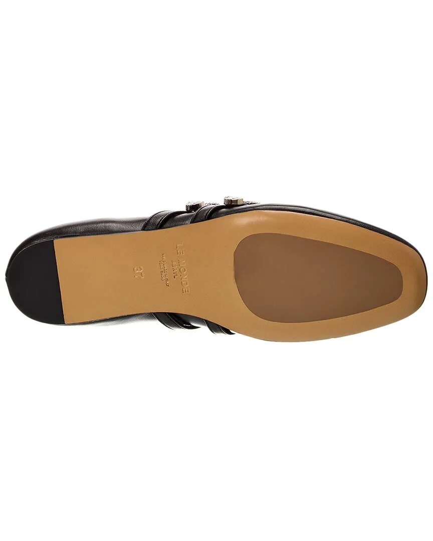 Le Monde Beryl Leather Flat