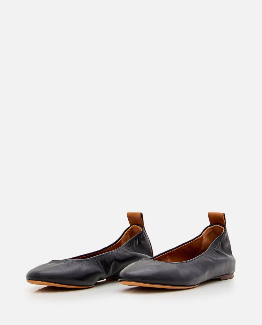 Leather Ballet Flats