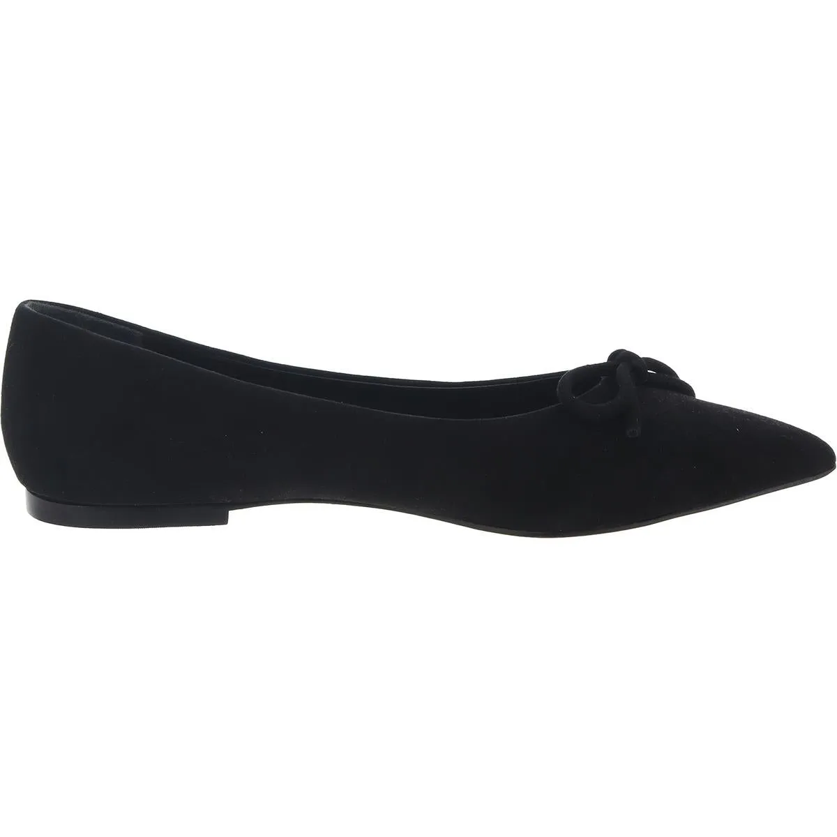 Lee Womens Bow Suede Ballet Flats