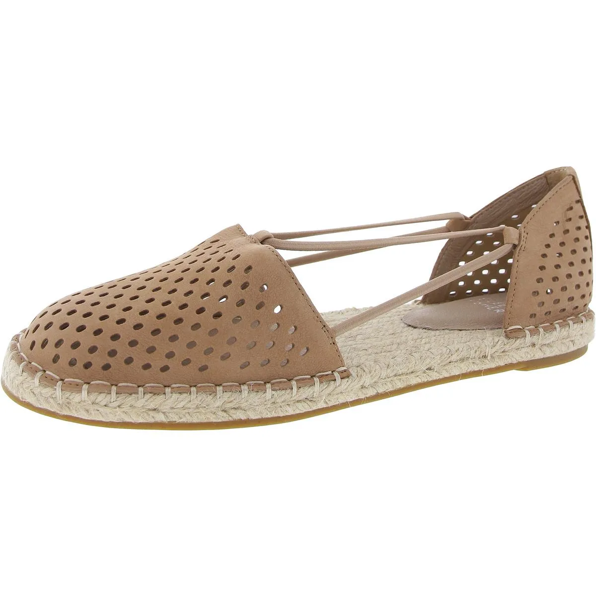 Lee2 MT Womens Leather Perforated Espadrilles