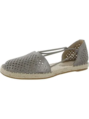 Lee2 MT Womens Leather Perforated Espadrilles