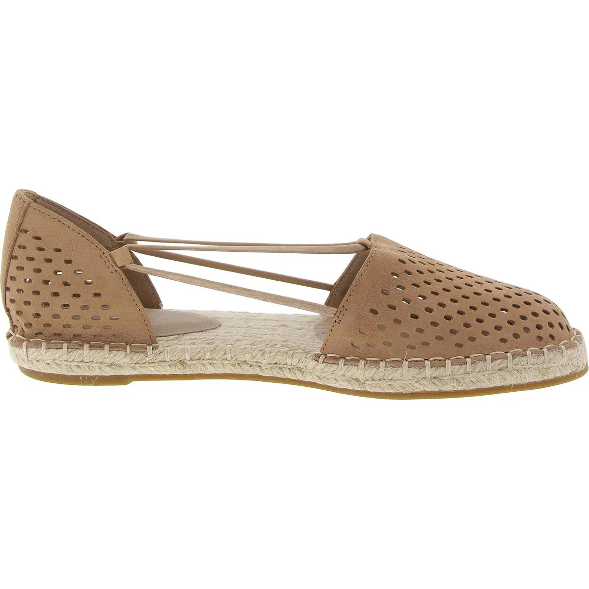 Lee2 MT Womens Leather Perforated Espadrilles
