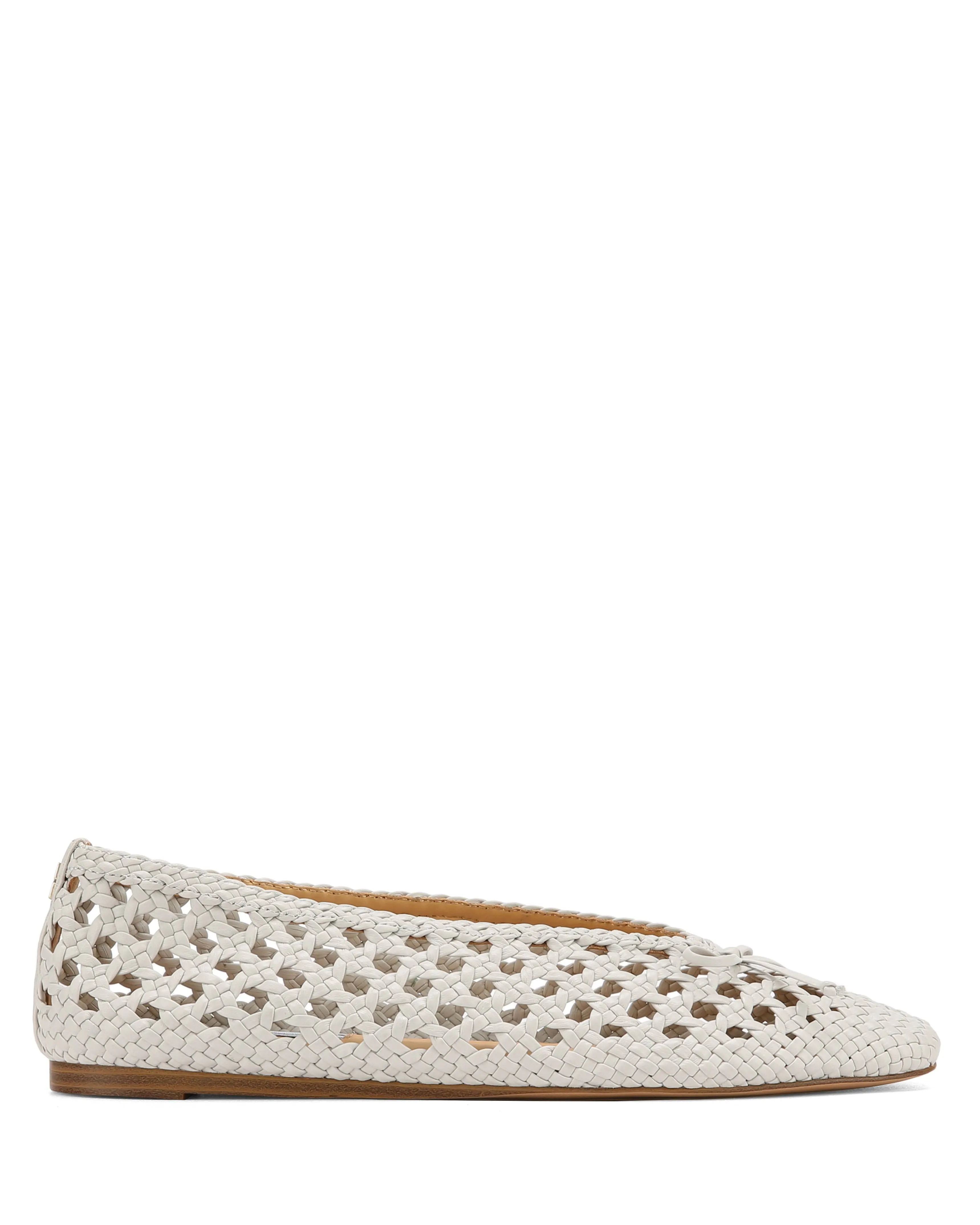Leni Weave Grey Leather