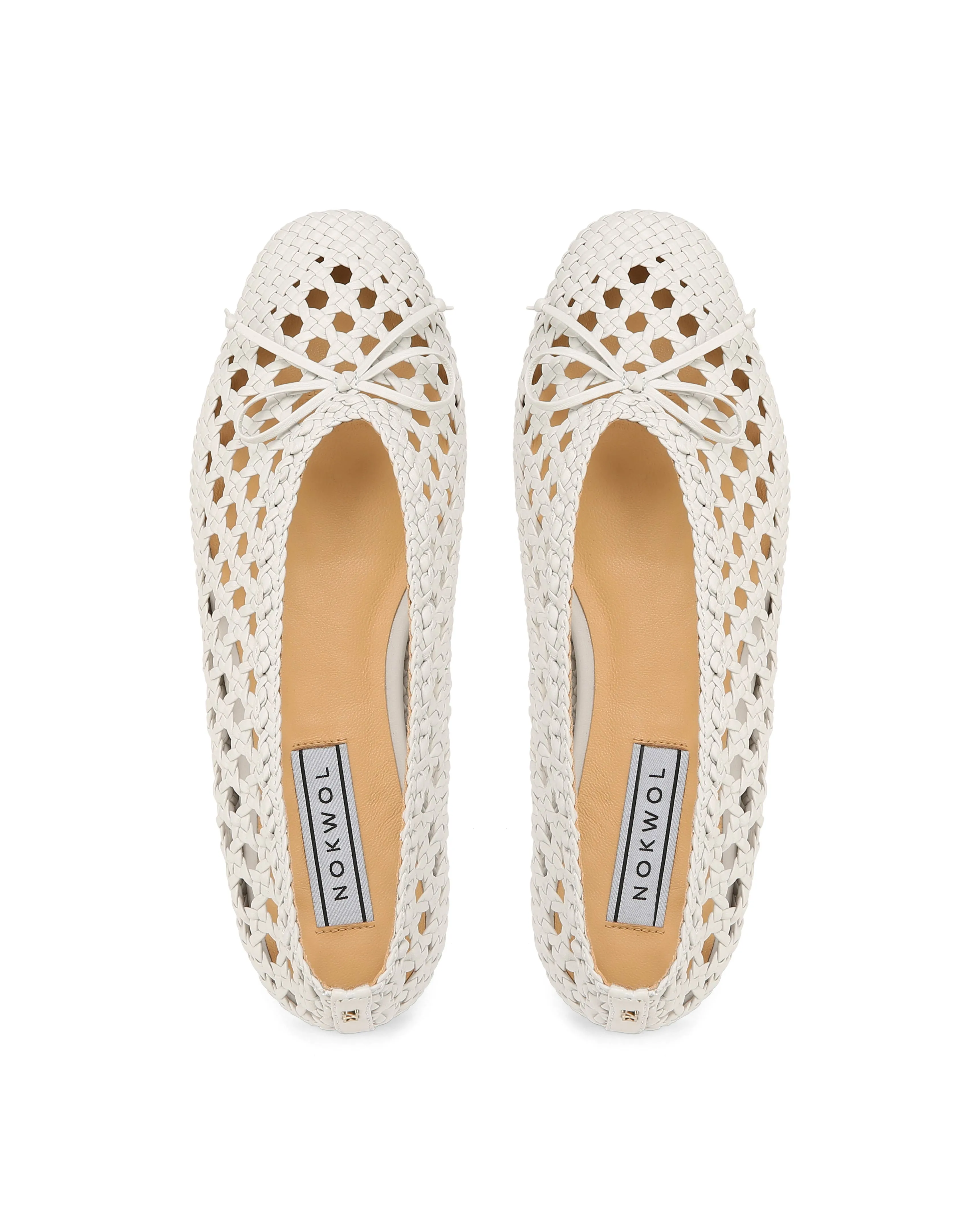 Leni Weave Grey Leather